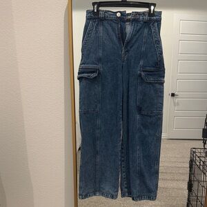 Hudson Jeans Blue Flare & Wide Leg Women Jeans